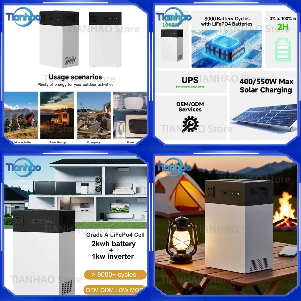 Outdoor Power Bank With Ac Outlet - Przenośny Power Bank 100W Generator Solarny