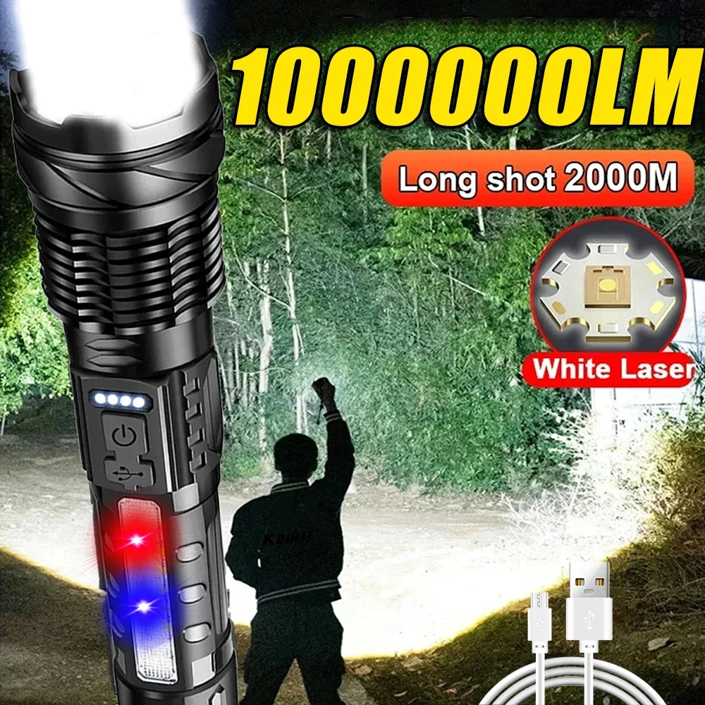 Outdoor Power For Camping - Mocna latarka LED z możliwością ładowania,