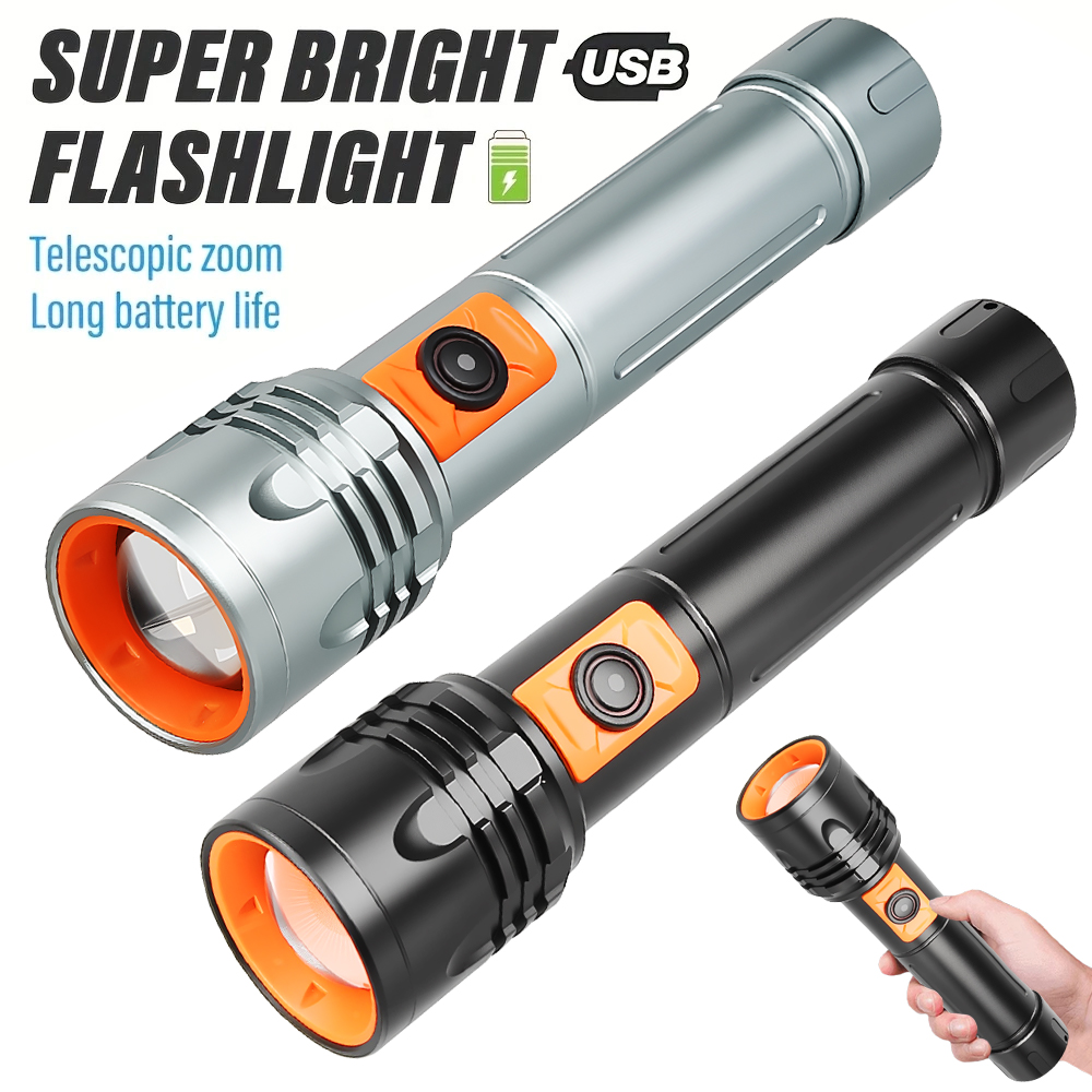 Outdoor Power For Camping - Latarka LED o dużej mocy, ładowana