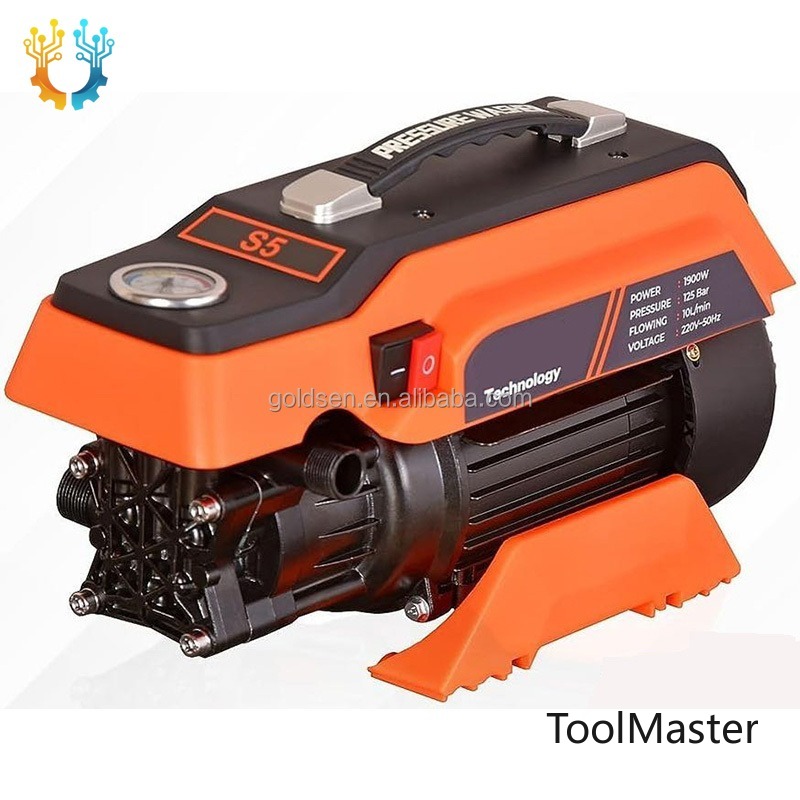 Pressure Washer Electric - 【2026】TOLHIT 1900W 125 bar 10L Przenośna
