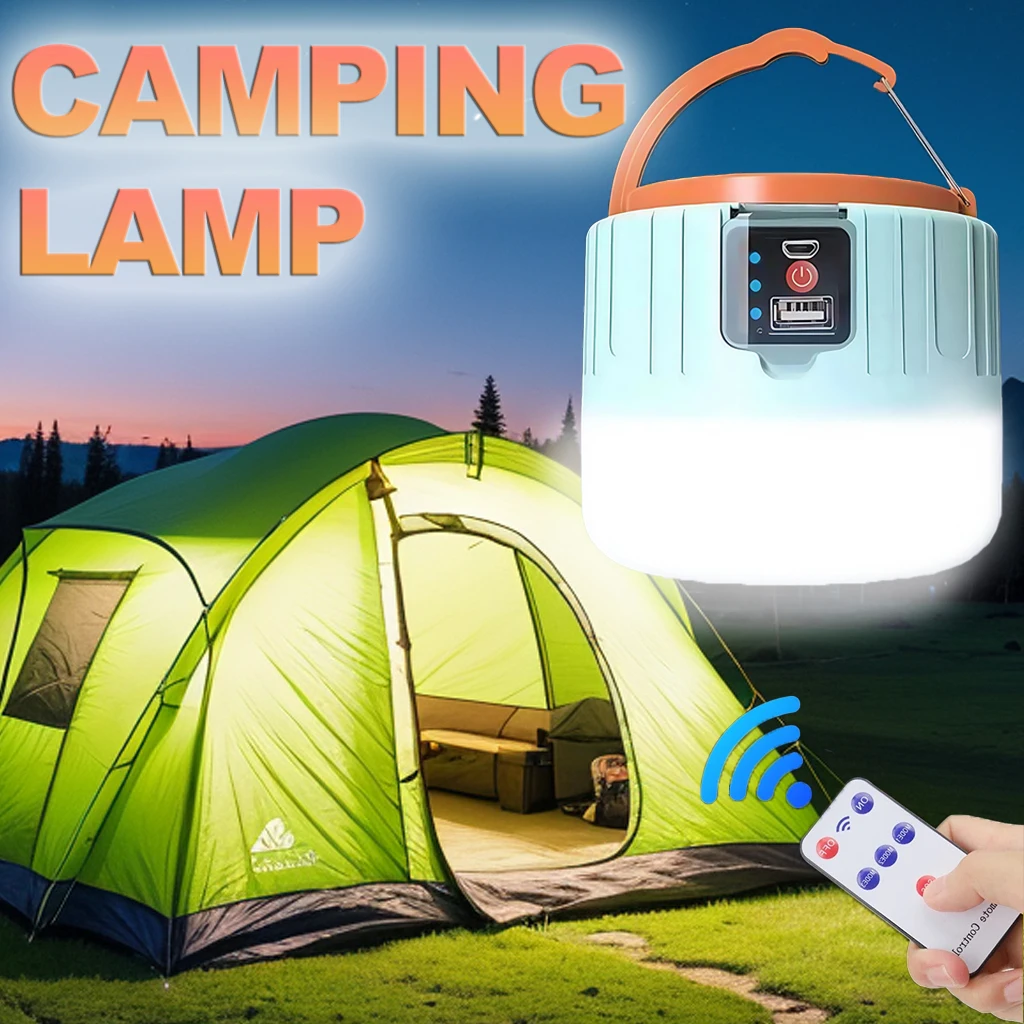 Outdoor Power For Camping - Solarna latarnia kempingowa, ładowalna, przenośna lampa
