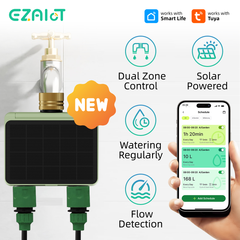 Power Zone Outdoor Timer - Inteligentny sterownik nawadniania Tuya Wifi z