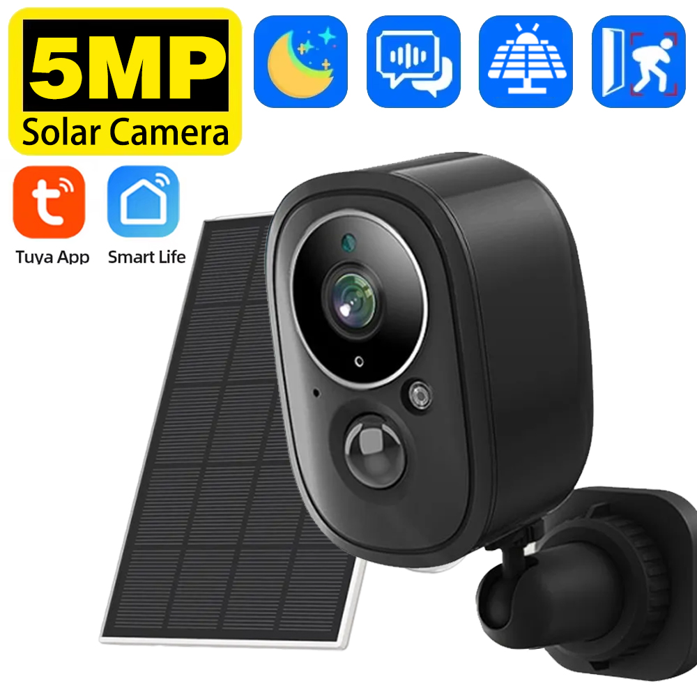 Outdoor Power Supply Box - 5MP Smart Life słoneczna kamera IP