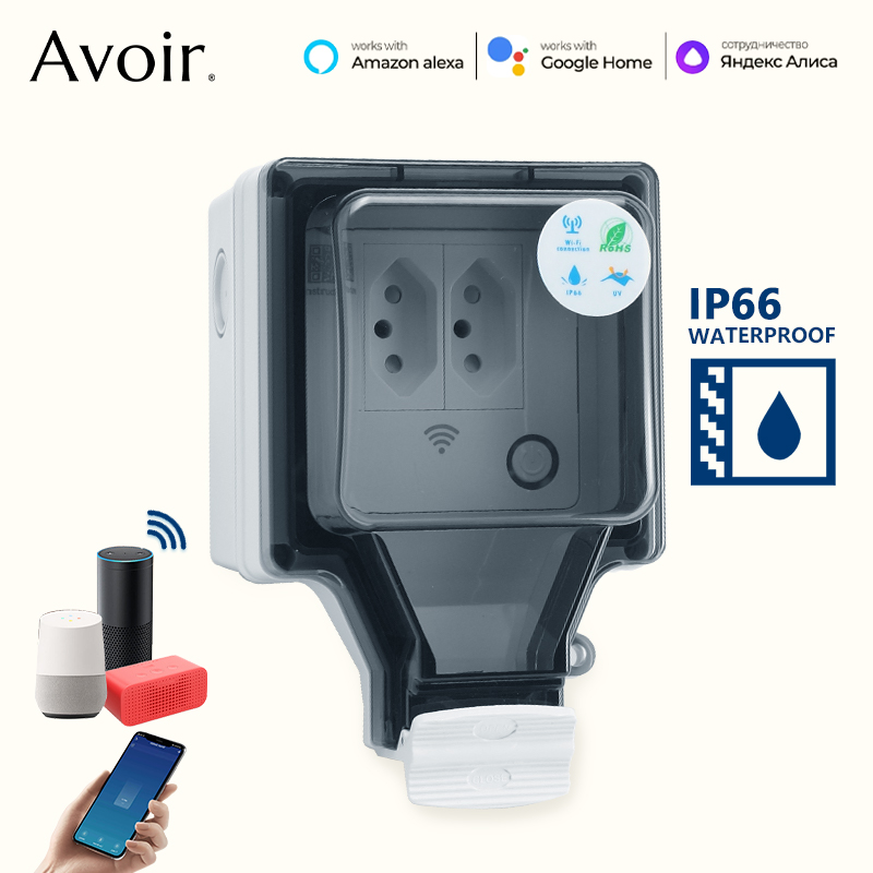 Outdoor Power Outlet Not Working - Avoir Tuya Wifi inteligentne gniazdo IP66