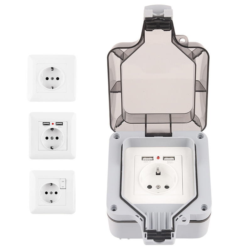 Outdoor Power Port - IP66 Zewnętrzne, odporne na warunki atmosferyczne,