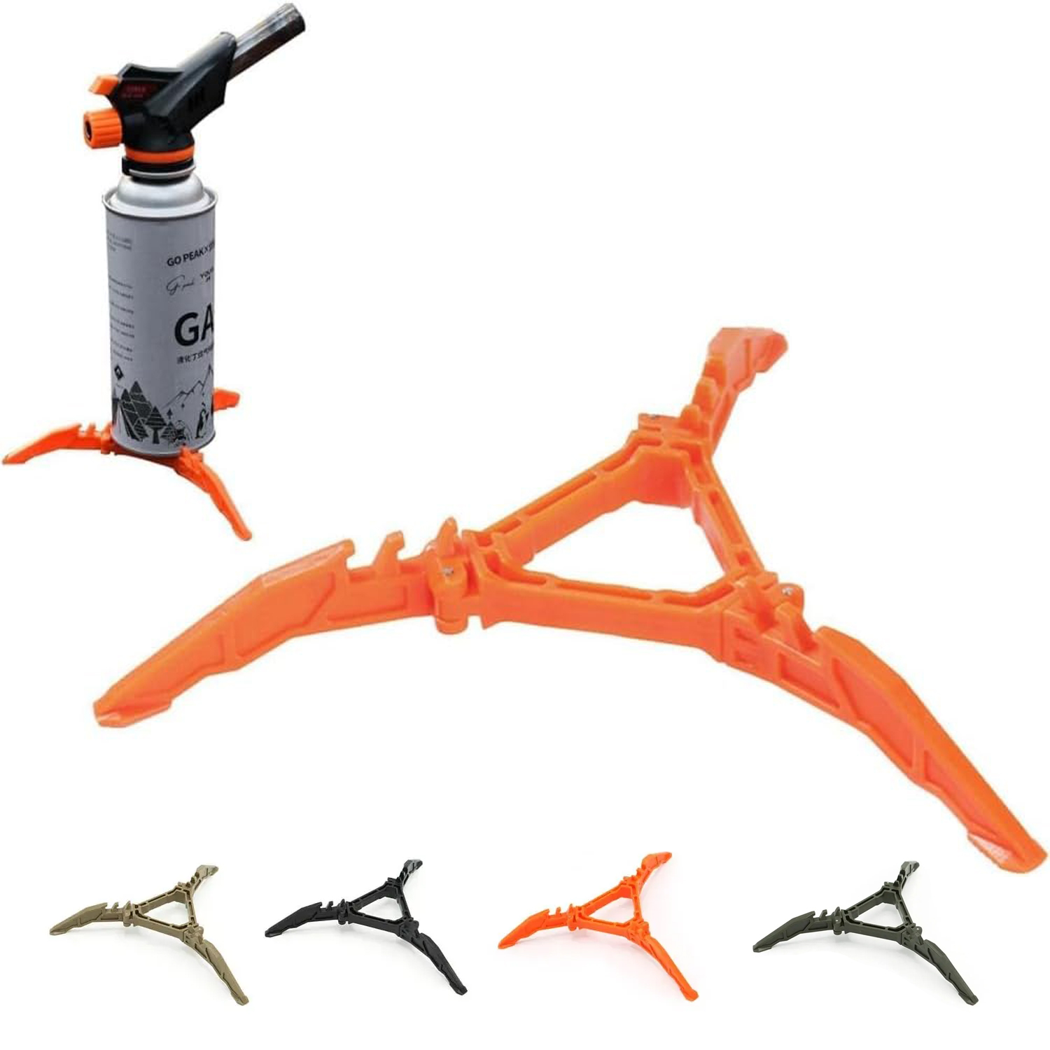Outdoor Power Burner - Składany uchwyt na zbiornik paliwa, stabilizator