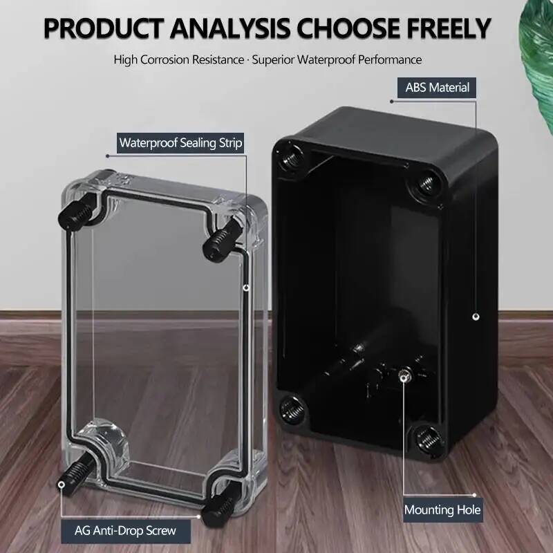2 szt. Przezroczysta, wodoodpo – Outdoor Power Supply Box recenzja i cena