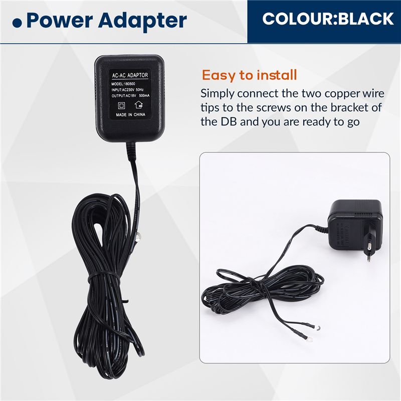 Zasilacz 18V 500MA do dzwonka  – Outdoor Power Adapter Ring recenzja i cena