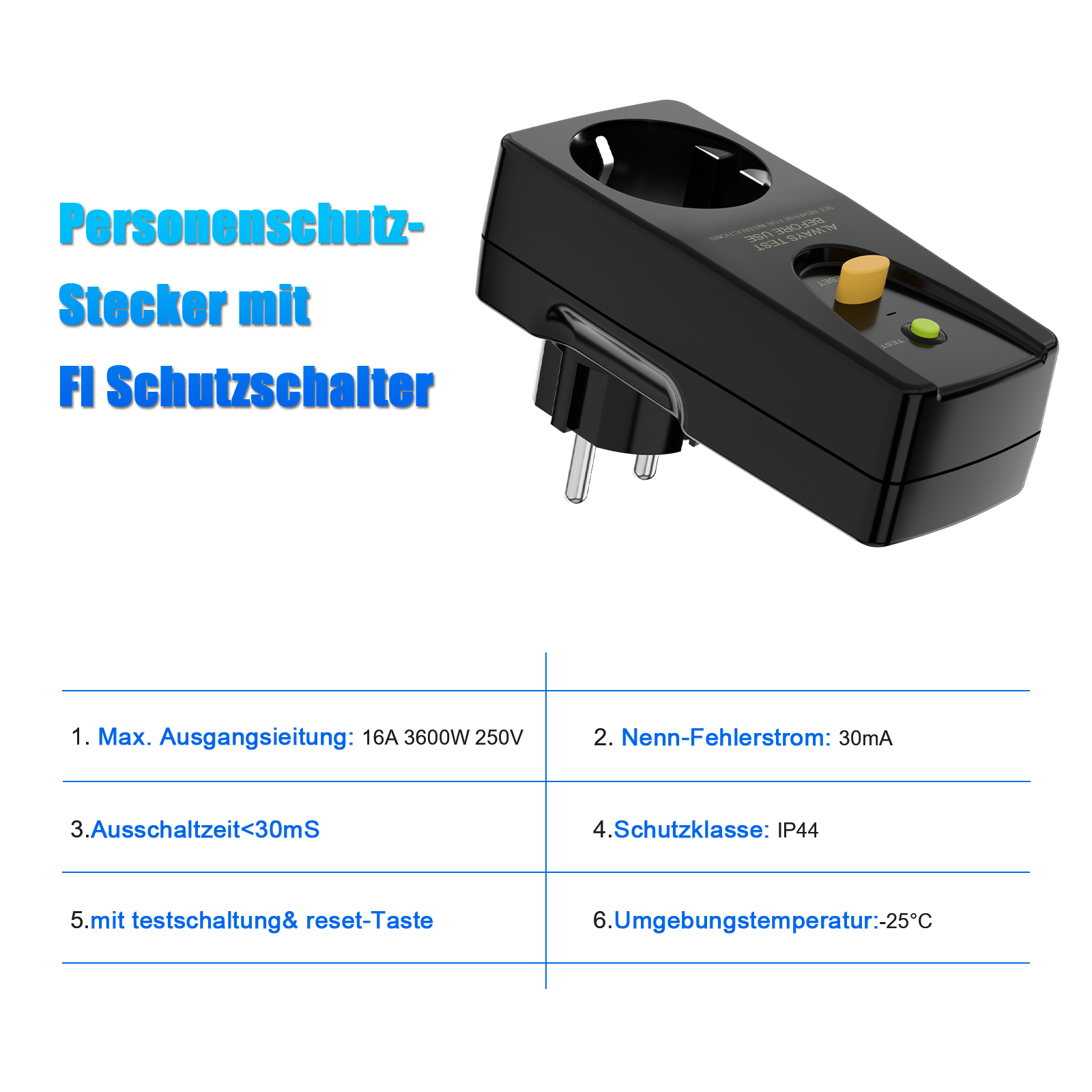 16A Wtyczka zabezpieczająca pr – Outdoor Power Port recenzja i cena