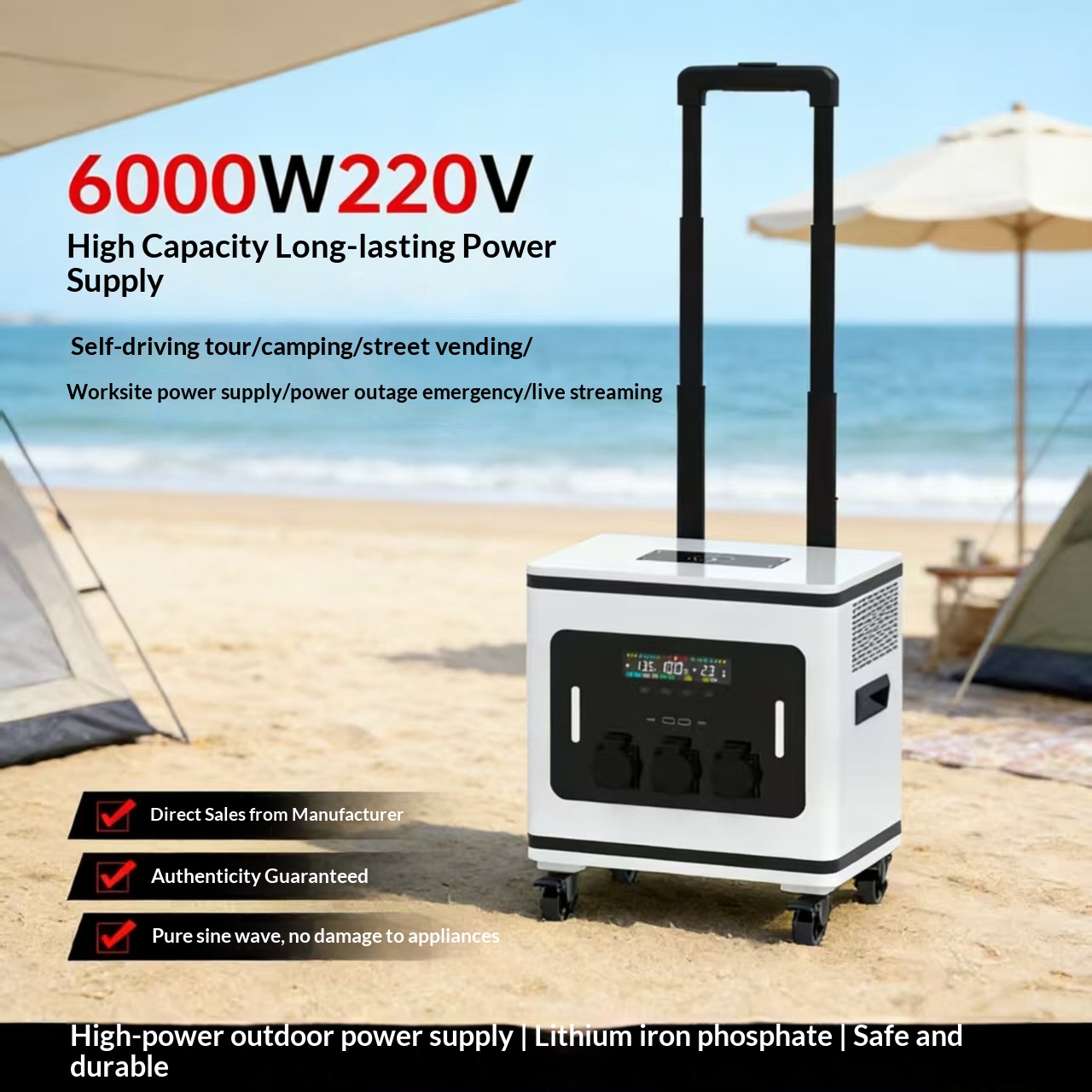 Zewnętrzny mobilny zasilacz z  – Outdoor Power For Camping recenzja i cena