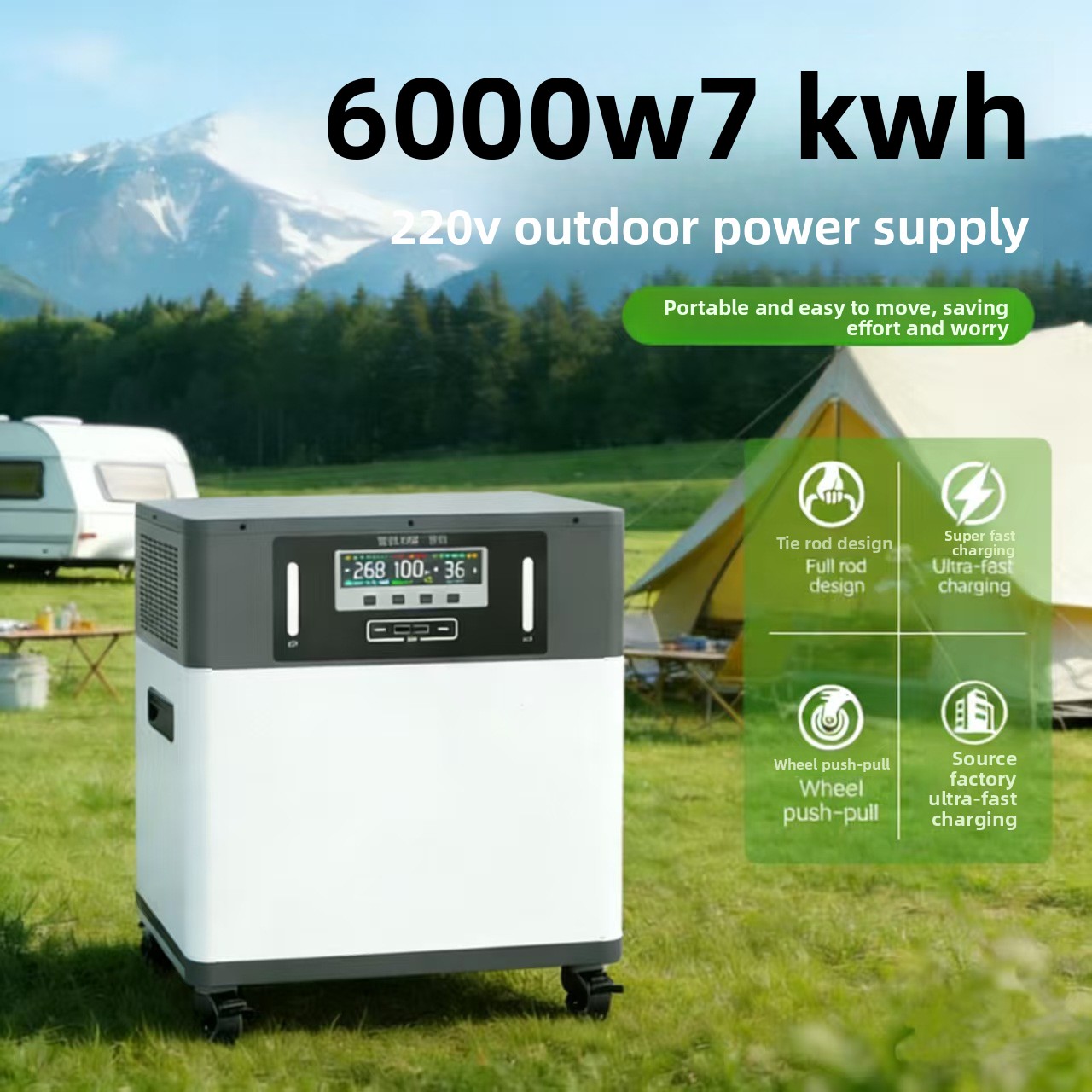 Zewnętrzny mobilny zasilacz z  – Outdoor Power For Camping recenzja i cena