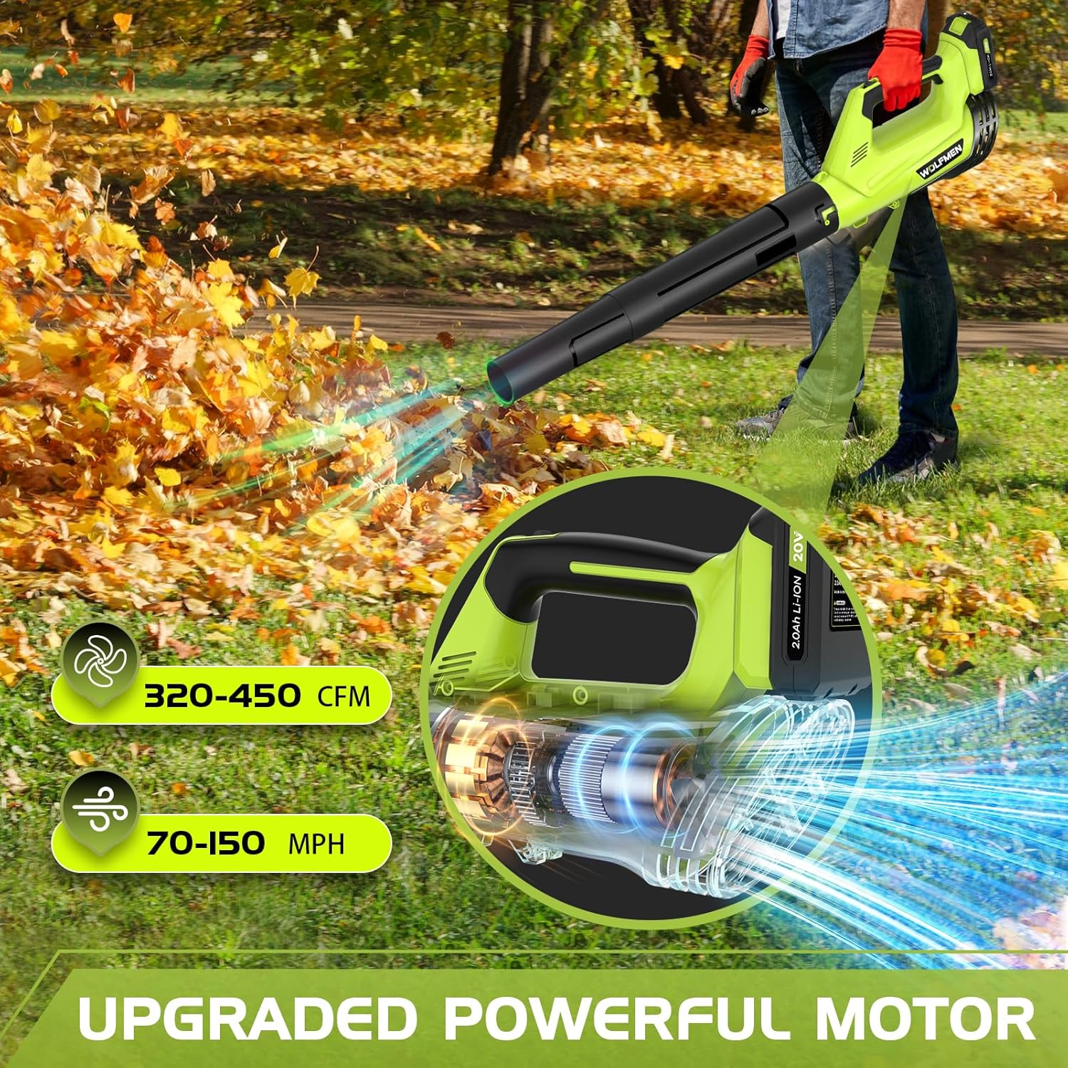 Tolife Bezprzewodowa dmuchawa  – Leaf Blower Cordless recenzja i cena